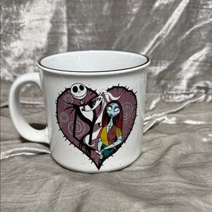 White and Black Character Mug Nightmare before Christmas